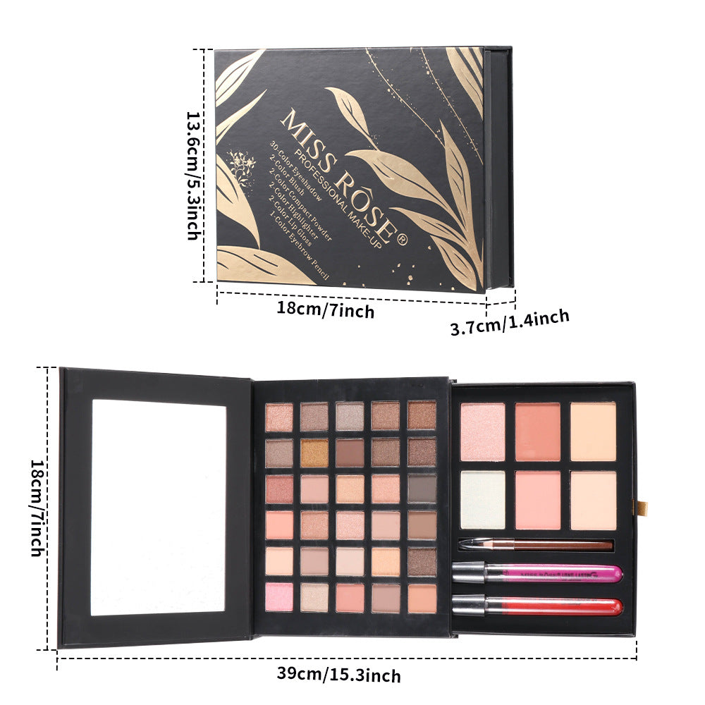 MISS ROSE All In One Makeup Kit for Women Full Set Make up Gift Set Face Primer Contour Eyeshadow Brushe Multi-Purposes Kits Box