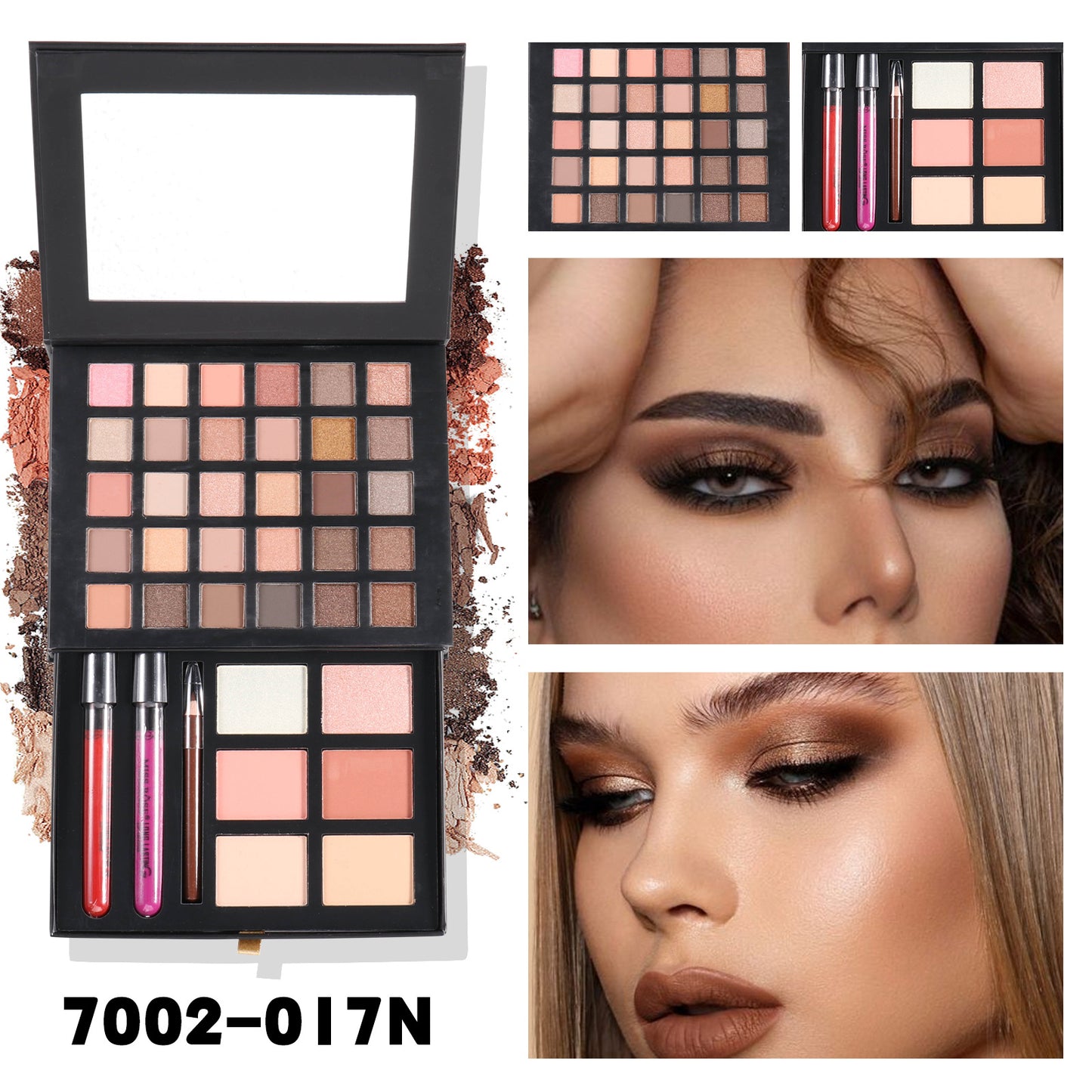 MISS ROSE All In One Makeup Kit for Women Full Set Make up Gift Set Face Primer Contour Eyeshadow Brushe Multi-Purposes Kits Box