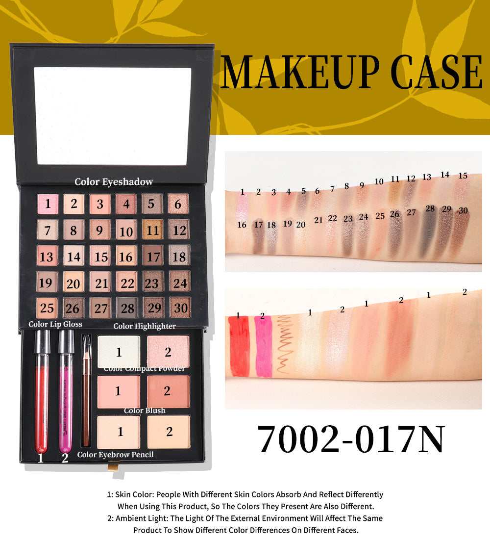 MISS ROSE All In One Makeup Kit for Women Full Set Make up Gift Set Face Primer Contour Eyeshadow Brushe Multi-Purposes Kits Box