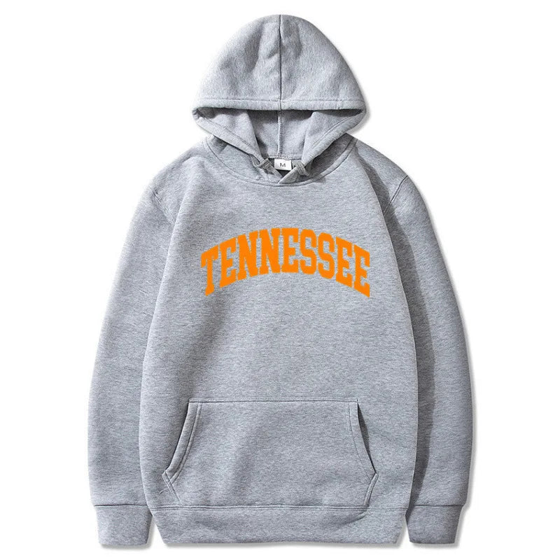 New Tennessee Autumn Winter Hoodie Unisex round Neck Pullover Sweatshirt Street Style Loose Fit Long Sleeve Polyester Fiber