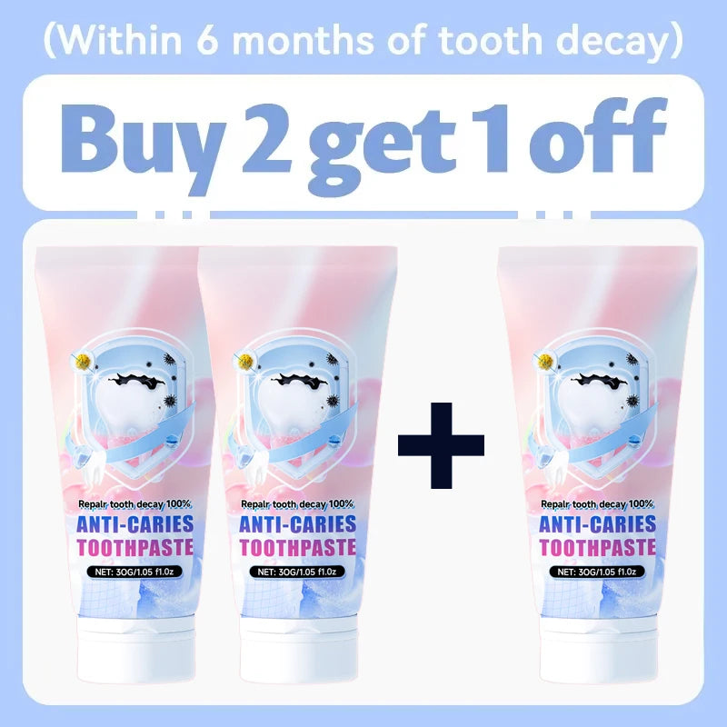 7-day oral toothpaste for preventing tooth decay and effectively removing dental plaque