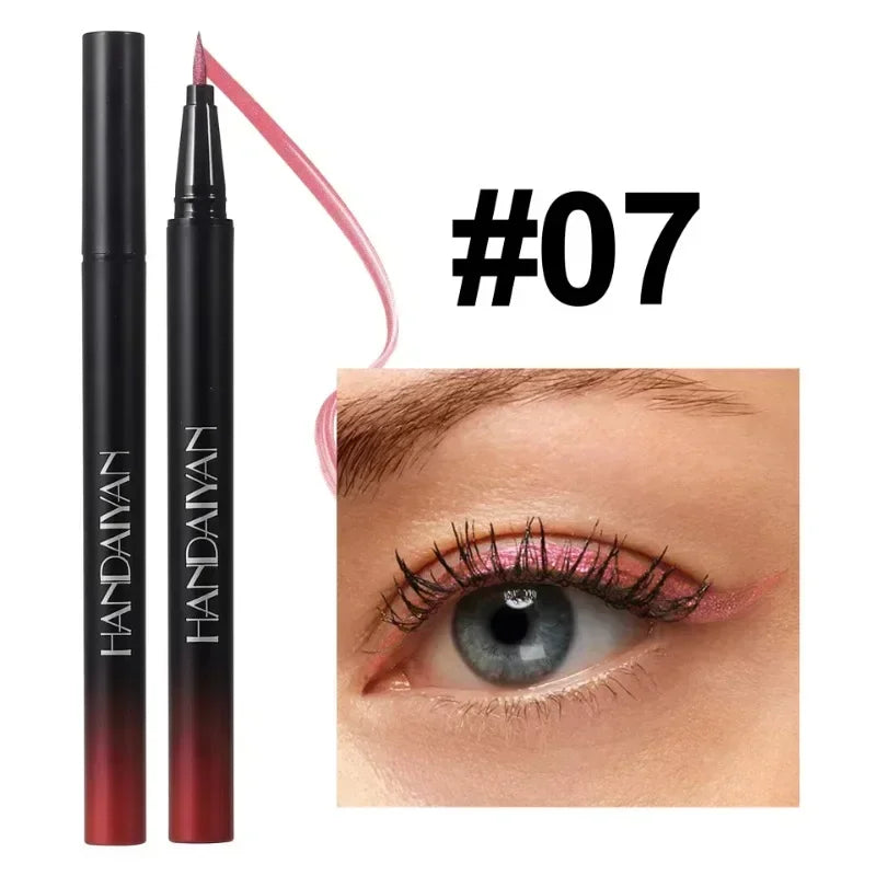 Pearlescent Eyeliner Stick Pen Glitter Eyes Shadow Waterproof Shimmer Eye Liner Pen Shiny High-gloss Cosmetics Beauty Make Up