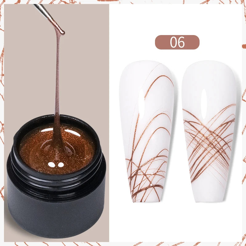 7.5ML Black Cat Eye Magnetic Glitter Gel Nail Polish Ultra-Bright Black Shine Long-Lasting Soak Off UV Nail Art Varnish Manicure