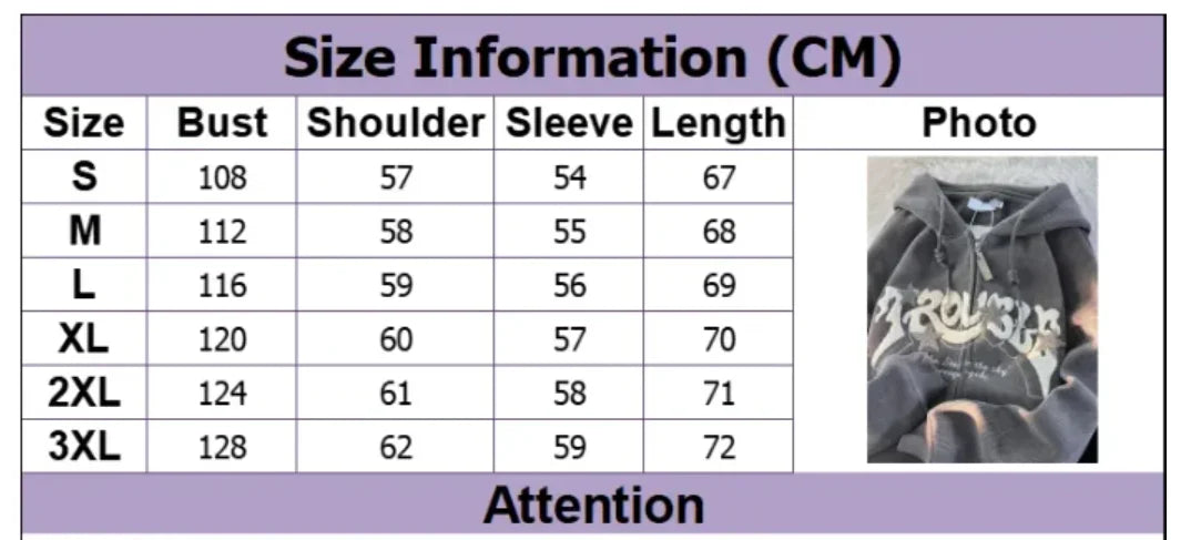 Fashion Embroidery Zip Up Hoodies Women Autumn Long Sleeve Tops Loose Hood Shirt Harajuku Y2K Clothes Female Sweatshirt Jacket