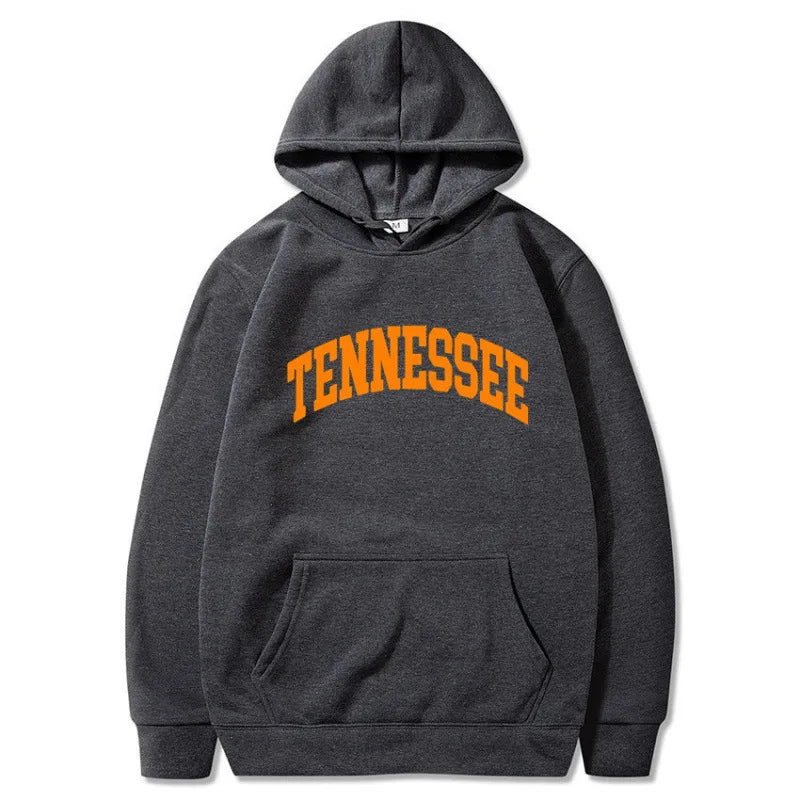 New Tennessee Autumn Winter Hoodie Unisex round Neck Pullover Sweatshirt Street Style Loose Fit Long Sleeve Polyester Fiber