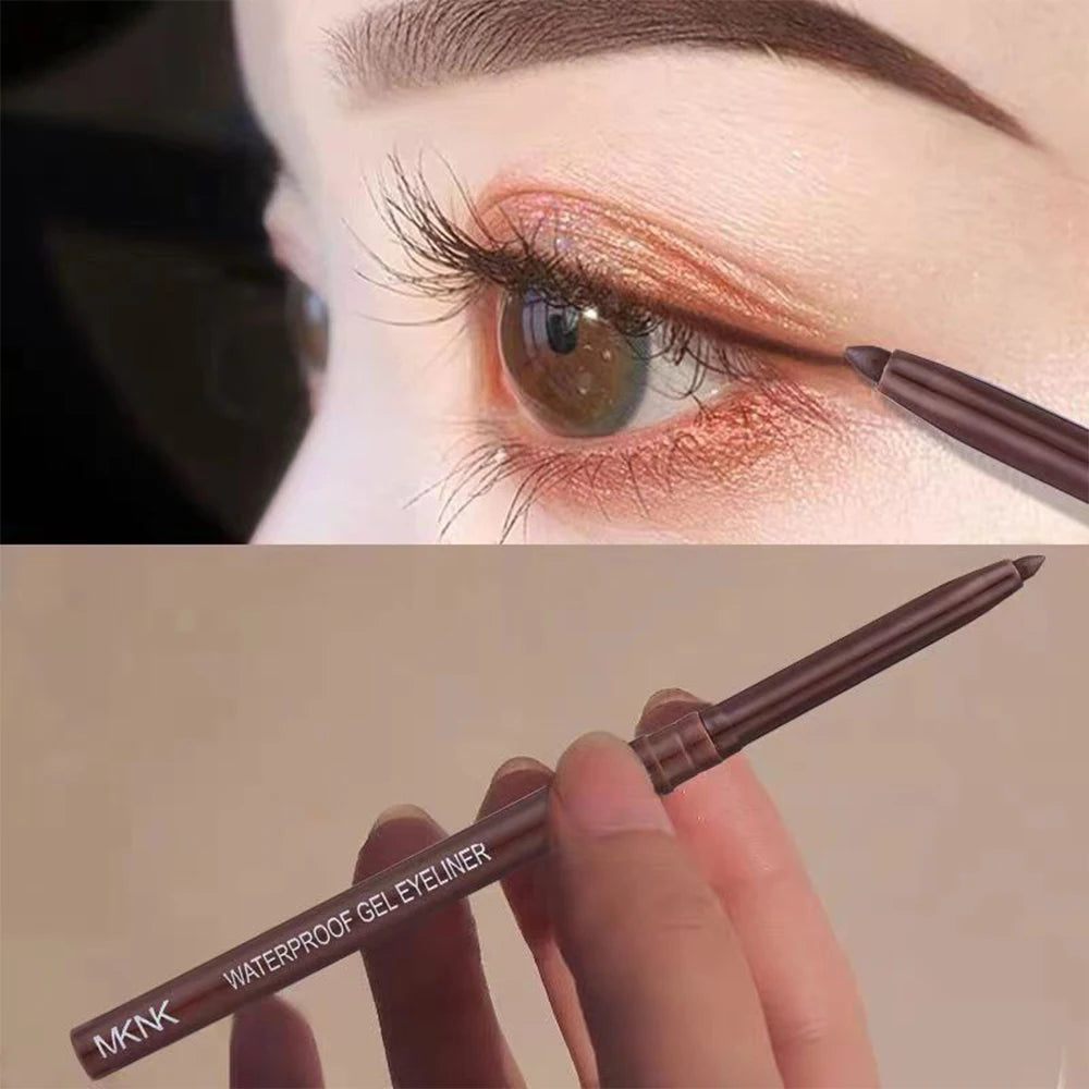 Black Brown Quick-drying Eyeliner Waterproof Liquid Eyeliner Gel Pen Long Lasting Smooth Pencil Not Blooming Eye Makeup Cosmetic