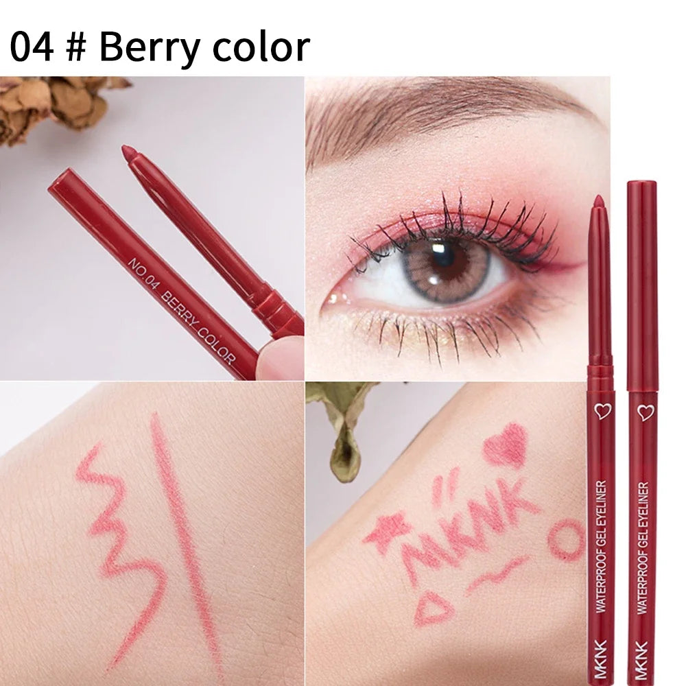 Black Brown Quick-drying Eyeliner Waterproof Liquid Eyeliner Gel Pen Long Lasting Smooth Pencil Not Blooming Eye Makeup Cosmetic