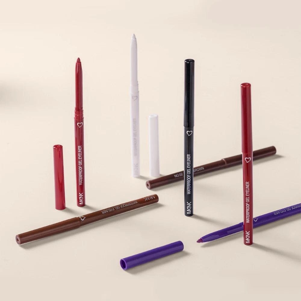 Black Brown Quick-drying Eyeliner Waterproof Liquid Eyeliner Gel Pen Long Lasting Smooth Pencil Not Blooming Eye Makeup Cosmetic