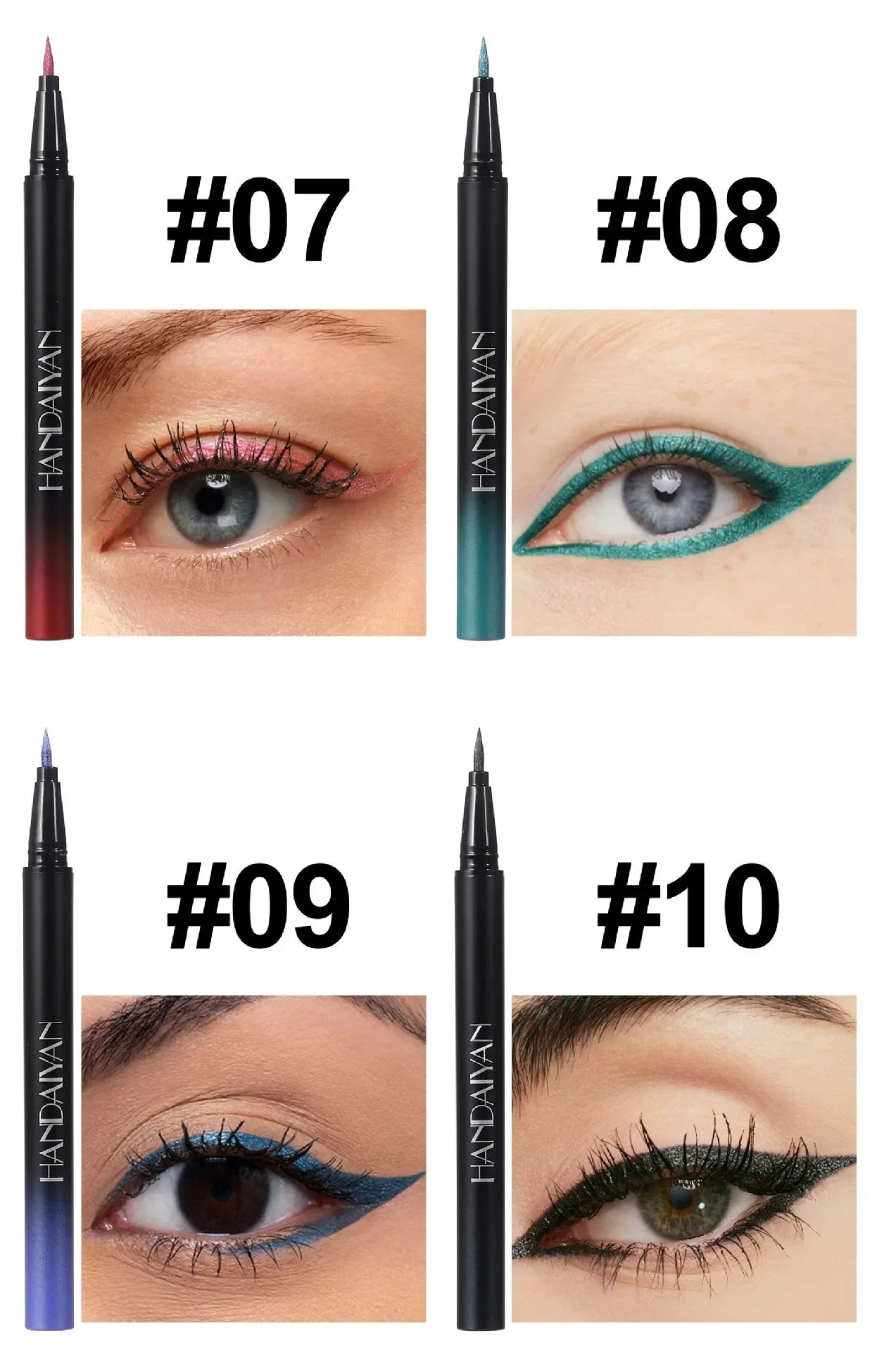 Pearlescent Eyeliner Stick Pen Glitter Eyes Shadow Waterproof Shimmer Eye Liner Pen Shiny High-gloss Cosmetics Beauty Make Up