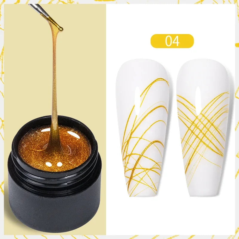 7.5ML Black Cat Eye Magnetic Glitter Gel Nail Polish Ultra-Bright Black Shine Long-Lasting Soak Off UV Nail Art Varnish Manicure