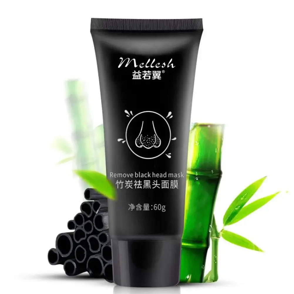 60g Blackhead Remove Mask Bamboo Charcoal Peel Off Skin Deep Oil-Control Shrink Pore Mask Cleansing Care U1F5