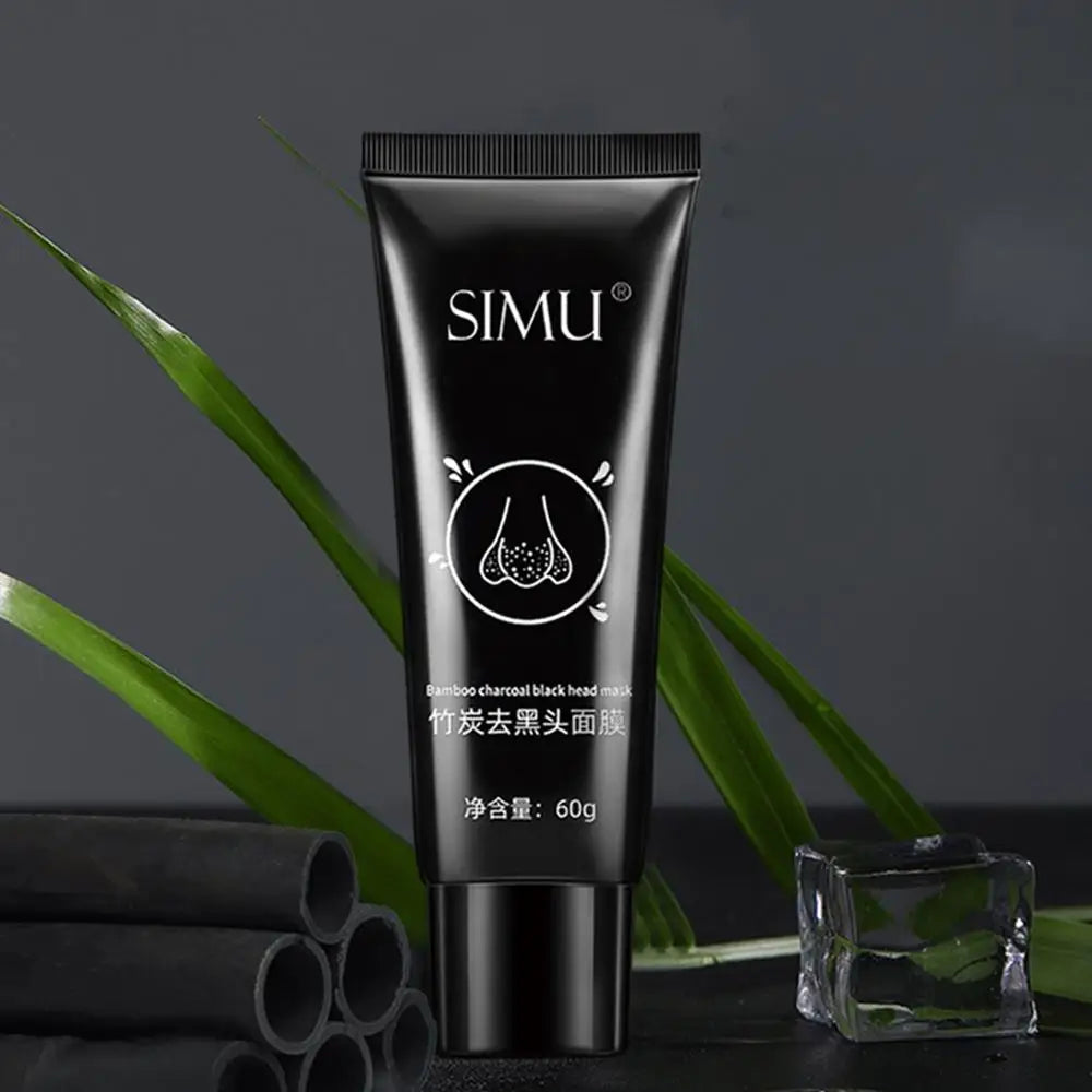 60g Blackhead Remove Mask Bamboo Charcoal Peel Off Skin Deep Oil-Control Shrink Pore Mask Cleansing Care U1F5