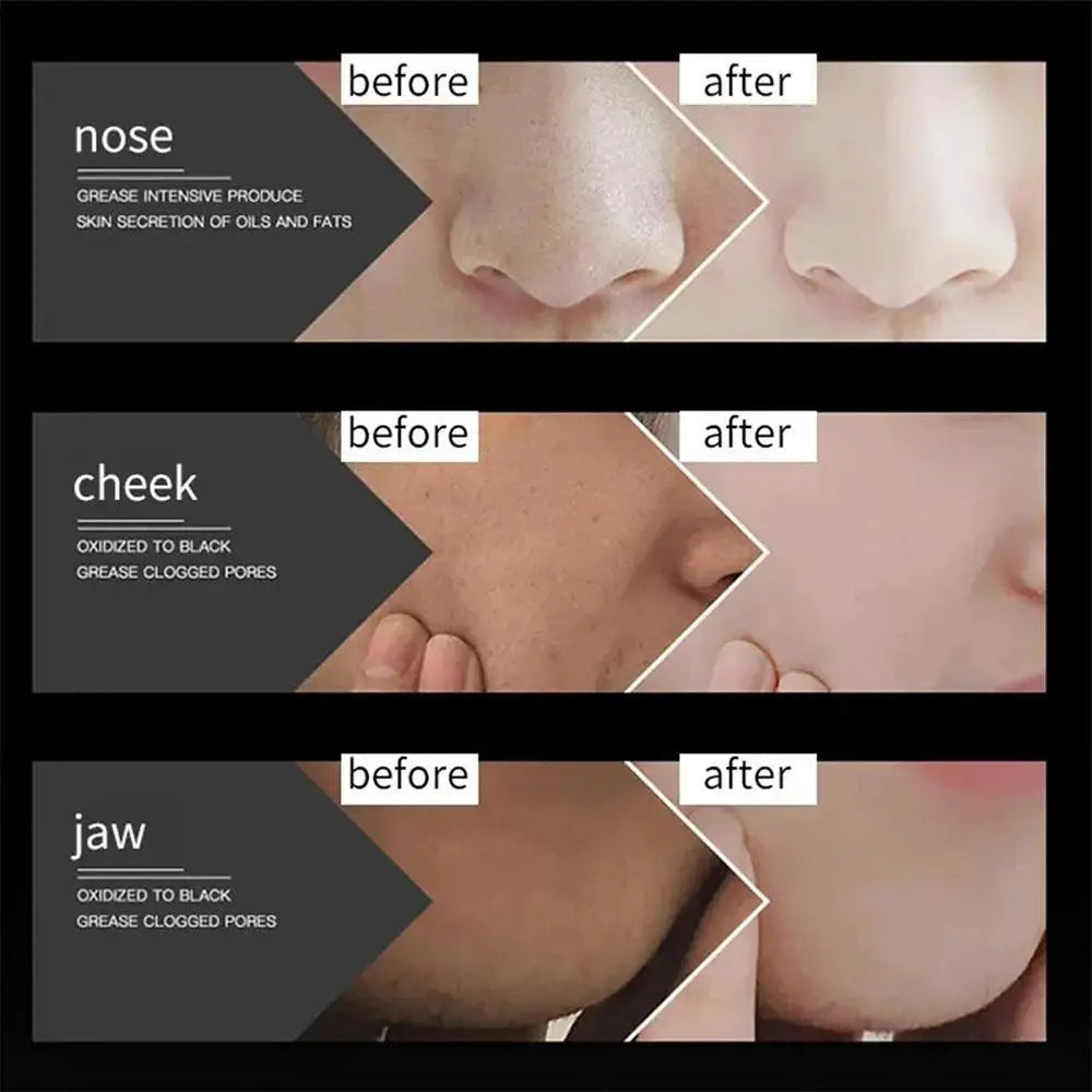 60g Blackhead Remove Mask Bamboo Charcoal Peel Off Skin Deep Oil-Control Shrink Pore Mask Cleansing Care U1F5