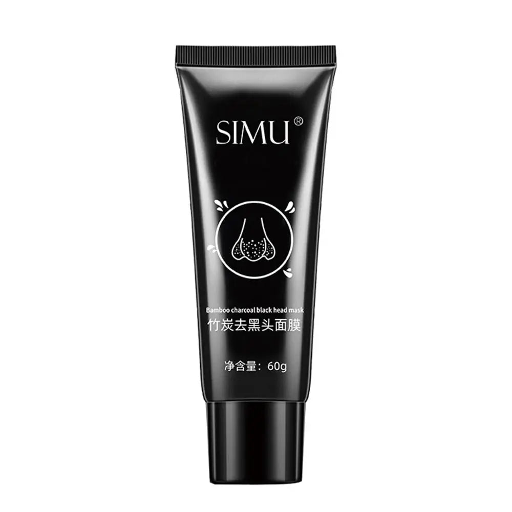 60g Blackhead Remove Mask Bamboo Charcoal Peel Off Skin Deep Oil-Control Shrink Pore Mask Cleansing Care U1F5
