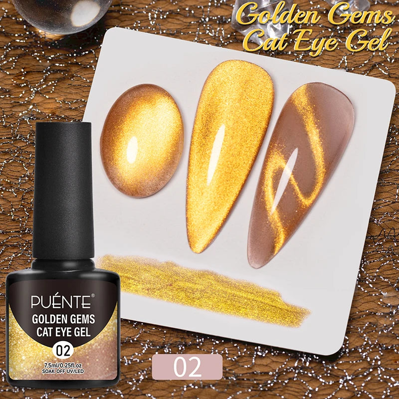 7.5ML Black Cat Eye Magnetic Glitter Gel Nail Polish Ultra-Bright Black Shine Long-Lasting Soak Off UV Nail Art Varnish Manicure