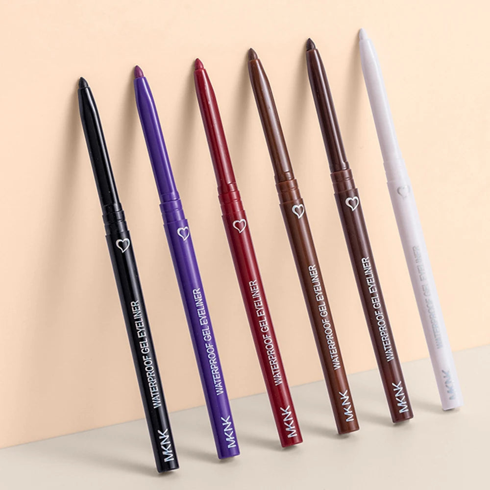 Black Brown Quick-drying Eyeliner Waterproof Liquid Eyeliner Gel Pen Long Lasting Smooth Pencil Not Blooming Eye Makeup Cosmetic