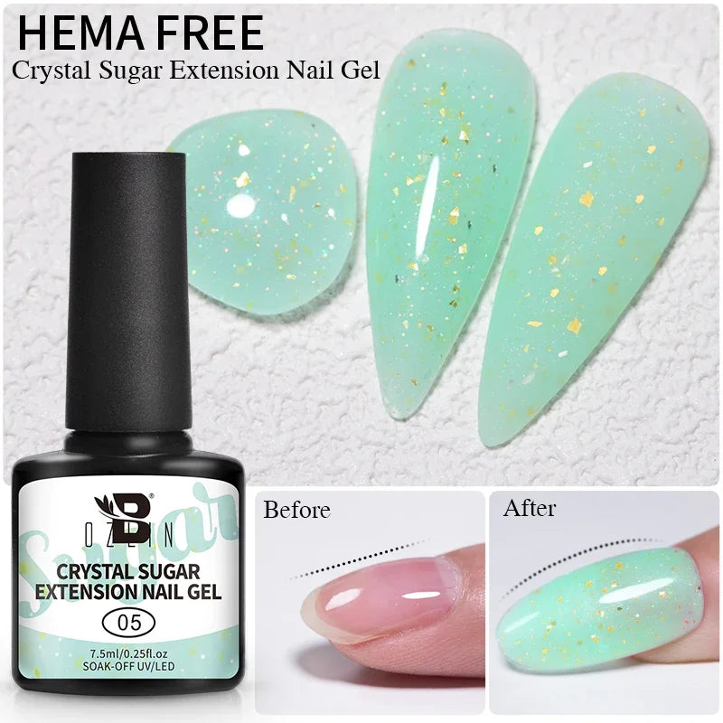 BOZLIN 7.5ML Amber Moonlight Cat Magnetic Gel Nail Polish White Light Magnetic Nail Sparkling Glitter Semi Permanent Varnish