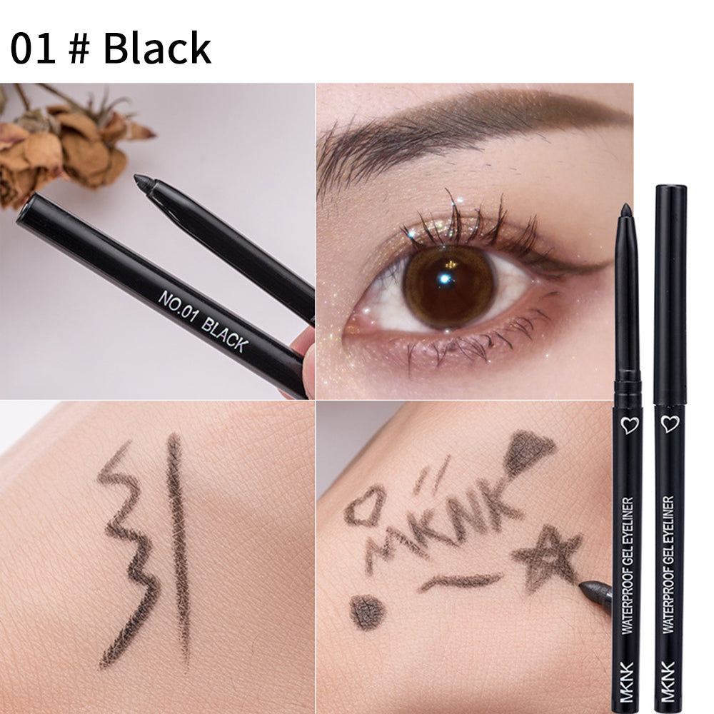 Black Brown Quick-drying Eyeliner Waterproof Liquid Eyeliner Gel Pen Long Lasting Smooth Pencil Not Blooming Eye Makeup Cosmetic
