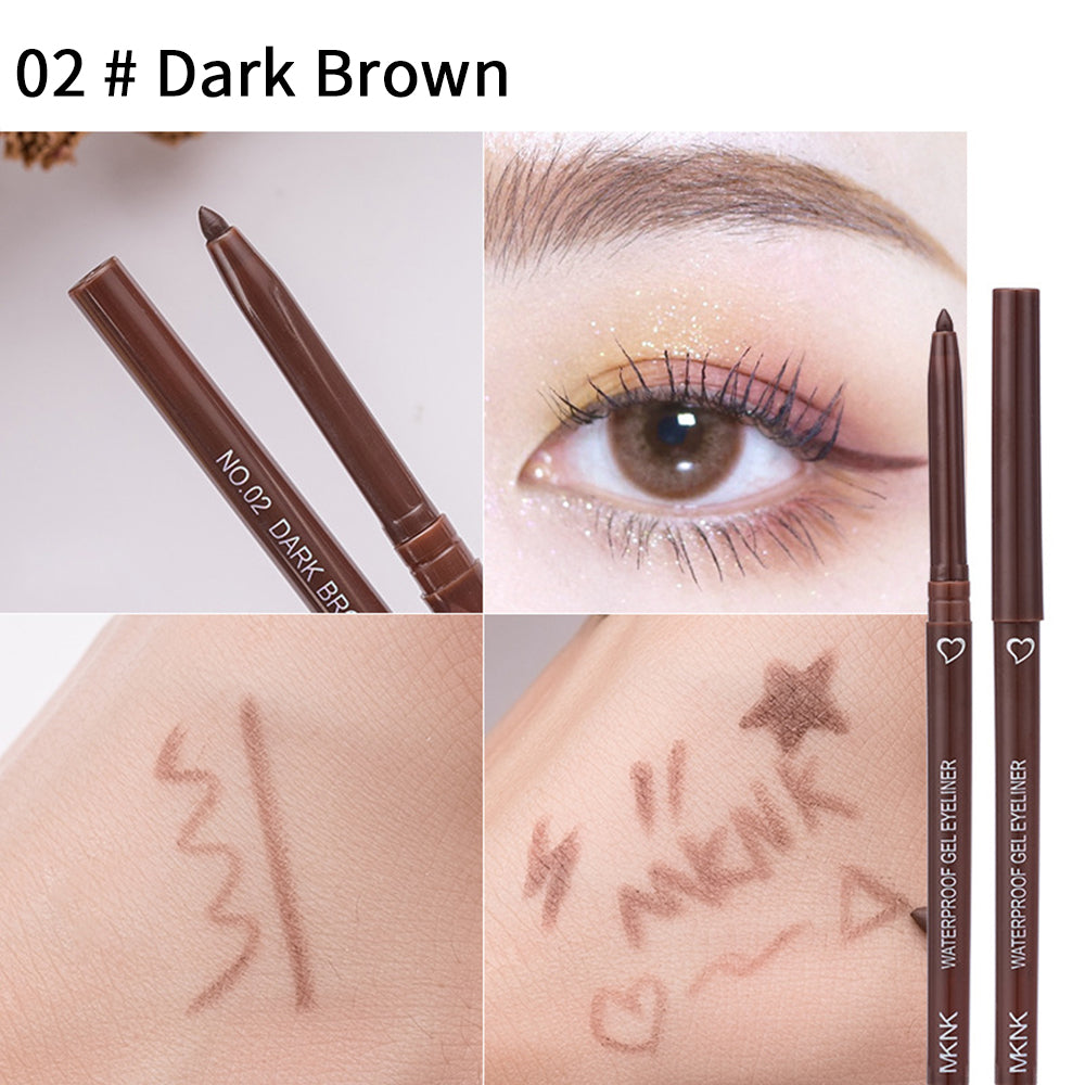 Black Brown Quick-drying Eyeliner Waterproof Liquid Eyeliner Gel Pen Long Lasting Smooth Pencil Not Blooming Eye Makeup Cosmetic